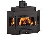 Inserto Camino Prity A W20 | 5 + 21,1 Kw | Totale 26,1 Kw | Ø200 Mm | Caldaia Da 34 L | Stufa A Legna Ad Accumulo D'acqua