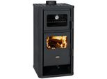 Forno A Legna Con Vano Cottura Prity Fm D - 12,1 Kw, Vano Cottura Con Termometro, Nero Grafite, Classe Energetica A