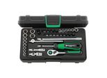 Stahlwille 1/4" (6,3Mm) SteckschlüSsel-Garnitur 40D/40TX/44KTX/32/6QR 38Tlg. (96010120)"