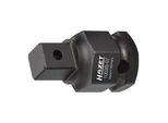 Hazet Schlag-, Maschinenschrauber Adapter 1003S-07 ∙ AußEn-Sechskant 24 Mm ∙ Vierkant Massiv 12,5 Mm (1/2 Zoll))