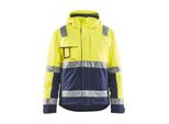 BlaklÄDer Warnschutz Winterjacke, Gelb / Marineblau, Unisex-GrößE: XL (487019873389XL)