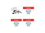Festool Bundle – 4-Teiliges Set Mit LHS 2 225 Eqi-Plus Planex & Schleifscheiben STF D225 P80, P100, P120 Granat