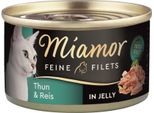 Miamor 100 G X 24 Filetti Sottili In Gelatina Tonno E Riso