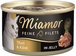 Miamor 100Gx24 Filetti Sottile Gelatina Tonno & Formaggio