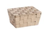 Cestino Portaoggetti Con Coperchio Adria Beige