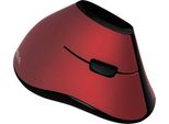Logilink TI020 Logilink Maus, Ergonomisch Vertikal, Funk 2.4 Ghz, Rot