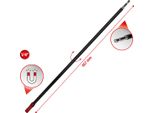 Ks Tools Werkzeuge-Maschinen Gmbh 1/4" Portabit Magnetico A Sgancio Rapido Con Bussola A Ruota Libera, Extra Lungo (514.1148)"