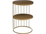Tavolino "Kobu"", Color Oro P 36 Cm - Atmosphera CréAteur D'intéRieur"