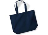 Westford Mill W265 | Organic Premium Cotone Maxi Tote 35 X 39 X 13,5 Cm - Colore: French Navy - Taglia: Unica