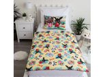 Set Di Biancheria Da Letto Per Bambini Bing Bunny Bunny Bing Flop Elephant Sula Piumone 100 X 135 + Cuscino 40 X 60 Cm, 100% Cotone