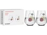 Ritzenhoff Wasserglas-Set Sommerwendtraum 02, 2-Teilig, Romi Bohnenberg, Kristallglas, 540 Ml, 3621002