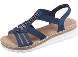 Rieker V1206-14 - Sandali Rieker Blu Rieker Colore: Blu, Taglia: 40,