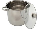 Deski Pentola Grande In Acciaio Inox Da 14 Litri Con Coperchio In Vetro Pentola Di Cottura