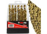 MAR-POL Set Di Punte Per Ferro Hss Titan 1,5-13 Mm 29 Pezzi M22315