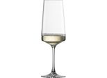 Zwiesel Glas Machinemade 4 StüCk Champagne Echo 77 Mit Moussierpunkt (KT4) 123382