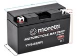 Moretti Agm (Gel) MT7B-BS Batterie