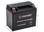 Batteria Al Gel 12V 12Ah 130A Moretti Per Atv Moto Scooter YTX12-BS