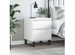 Vidaxl Comodino Bianco 40X35X50 Cm Materiale A Base Di Legno