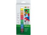 Colori Acrilici 12 Ml 12 Colori Happy Color