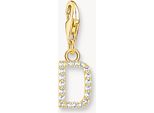 Thomas Sabo - 1967-414-14 - Charm - Donna - Argento 925 Placcato Oro Giallo - Lettera D