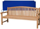 Teako Design Elegante Panca Da Giardino Bari In Teak - Resistente Alle Intemperie E In Varie Misure (180 Cm, Blu)