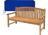 Teako Design Elegante Panca Da Giardino Bari In Teak - Resistente Alle Intemperie E In Varie Misure (150 Cm, Blu)
