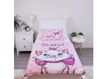 Disney Marie Aristogatti Biancheria Da Letto Per Bambini Biancheria Da Letto Per Bambini, Gattino 'Merci' Copripiumino 100 X 135 Cm + Federa 40 X 60 Cm, 100% Cotone