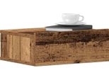 Vidaxl Comodini Sospesi 2 Pz. Aspetto Legno Vecchio 40X32X15 Cm