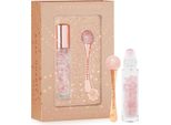 Set Occhi 3D Al Quarzo Rosa Dorato Crystallove - Bellezza Cura Degli Occhi