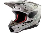 Casco Da Motocross Alpinestars S-M5 Mineral 2024, Grigio, S (55/56)