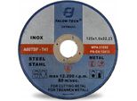 Disco Da Taglio Per Metallo Inox, Disco Da Taglio Per Metallo 125 X 1,0 Mm - 50 Pezzi