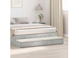 Syfax™ Cassetti Per Letto Grigio Cemento 140 X 36,5 X 16,5 Cm