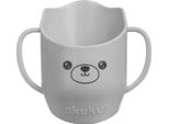 Akuku Tazza Curva Inclinata Per Imparare A Bere 150Ml Grigio