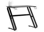 Syfax™ Scrivania Da Gaming Con Gambe A Zz Nera 90X60X75 Cm