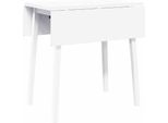 Syfax™ Tavolo Da Pranzo Bianco In Legno Massello Di Hevea
