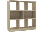 Syfax™ Libreria Rovere Sonoma 97,5X29,5X100 Cm In Legno Multistrato