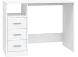 Syfax™ Scrivania Con Cassetti Bianca 102X50X76 Cm In Legno Multistrato