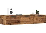 Syfax™ Armadietto A Muro Legno Vecchio 102X30X20 Cm Legno Multistrato