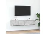 Syfax™ Mobili Tv 2 Pz Grigio Cemento 60X31X25,5Cm In Legno Multistrato
