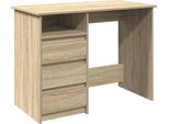 Syfax™ Scrivania Rovere Sonoma 102X50X75 Cm In Legno Multistrato