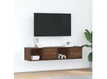 Syfax™ Mobili Tv 2 Pz Rovere Marrone 60X31X25,5 Cm Legno Multistrato