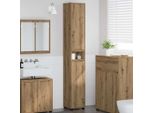 Syfax™ Mobile Da Bagno Con Porta Rovere Artigianale 30,5 X 30 X 195 Cm