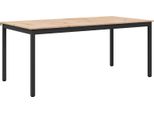 Syfax™ Tavolo Da Pranzo Naturale 180 X 90 X 75 Cm Pino Massello