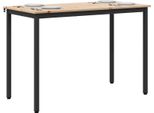 Syfax™ Tavolo Da Pranzo Naturale 110 X 55 X 75 Cm Pino Massello
