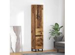 Vidaxl Credenza In Legno Recuperato 34,5 X 34 X 180 Cm Materiale A Base Di Legno
