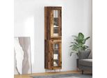 Vidaxl Credenza 2 Pezzi Altholz Glas