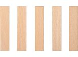 Stoppini In Legno Per Candele, 75 X 15 X 1 Mm, 5 Pezzi