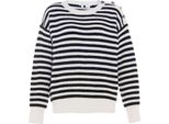 Maglione Da Donna Bionda - Bianco Lana Blu Navy, Xl/Xxl