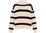 Maglione Da Donna Bionda - Bianco Lana Blu Navy, Xl/Xxl