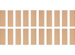Stoppini In Legno Per Candele, 75 X 25 X 1 Mm, 20 Pezzi